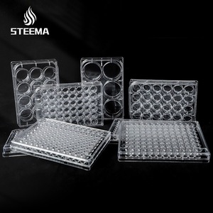 24Well <span class=keywords><strong>Plate</strong></span> mikrobiologi peralatan Lab, plat budaya bakteri kualitas tinggi, piring budaya sel steril Premium - Product Image 5