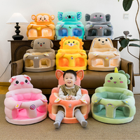 Siège de canapé pour bébé en peluche motif dessin animé, chaise d'apprentissage pour tout-petit, siège rehausseur pour l'alimentation, jouet pour nourrisson, cadeau pour enfants - Grande Vente