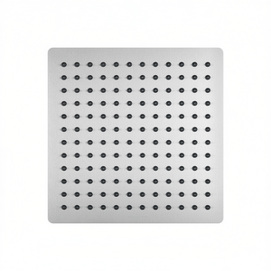 Panneau de douche carré ultra-plat en acier inoxydable 40x40 cm avec fonction pluie - Product Image 3