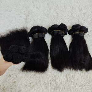 Letsfly Vente en gros Prix bas 3,05$ 10 pouces Lisses 20 pièces 100% Cheveux humains vierges Bundles Cheveux doux Cheveux malaisiens Remy Tissage - Product Image 6