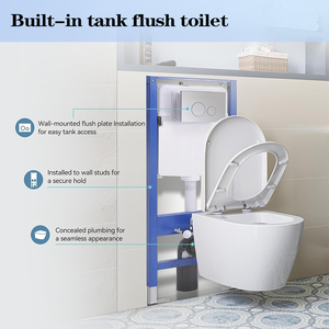 Ensemble complet de toilettes suspendues avec <span class=keywords><strong>cuvettes</strong></span> et <span class=keywords><strong>cuvettes</strong></span> de <span class=keywords><strong>WC</strong></span> - Product Image 3