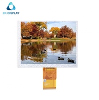 Écran tactile HMI personnalisé LCD 5 pouces 640*480 TN 50 broches RGB haute luminosité 600 nits, écran LCD TFT 5 pouces