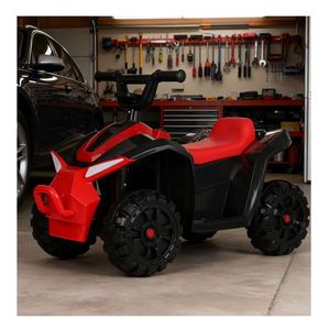 Electric Ride-On Car Music <b>Light</b> Two-Way <b>Motion</b> Steering Durable PVC Plastic Frame Smooth Rolling Balanced Grip for 3-12 Years - Product Image 5