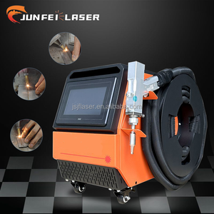 Machine de découpe et de soudage de métaux JUNFEI à laser fibre Raycus portable 1500W-3000W avec nettoyage automatique de la source, facile à utiliser - Product Image 1