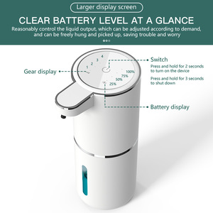 Dispensador de Jabón Automático Minimalista P11 con Alimentación USB, Tanque Transparente de 360 ml, Fácil Recarga y Monitoreo para Uso en Hoteles y Hogares - Product Image 5