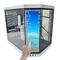 VSDISPLAY Secondary Display IPS Stretched Bar LCD 14.5 Inch 2560X720 Touch Screen Monitors for Monitoring Y70 Pc Case CPU Temp