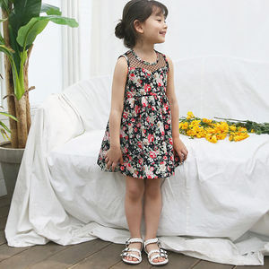 Nuevos Vestidos Casuales de Verano para Niñas, Estilo Occidental, con Estampado Floral, para Fiestas, Compra Directa del Proveedor en China - Product Image 2
