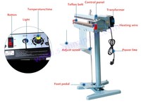Machine de scellage à pied, soudeuse pour impulsions, haute qualité, nouveau modèle 2020