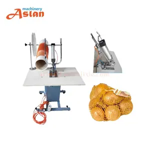 Mesin kemasan jaring nanas kentang bawang putih komersial