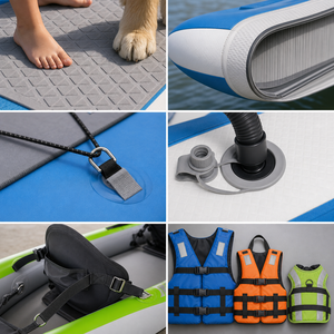 ชุดอุปกรณ์ <span class=keywords><strong>SUP</strong></span> แบบเป่าลมสำหรับครอบครัวและสัตว์เลี้ยง รุ่น Pro พร้อมไม้พายสำหรับสุนัข ขายส่ง - Product Image 3
