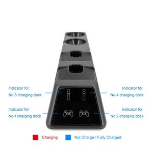 플레이 스테이션 4 <span class=keywords><strong>PS4</strong></span> PS MOVE 게임 액세서리 용 SYTECH 컨트롤러 조이스틱 충전기 도크 충전 스탠드 스테이션 - Product Image 6