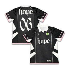 Chemises de football pour hommes à motif de bloc de grille de sublimation personnalisée - Product Image 2