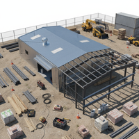 Edificios Metálicos Prefabricados de Bajo Costo para Exteriores, Solución Completa para Gimnasios, Almacenes con Estructura de Acero Industrial