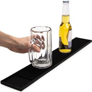 Corredor antideslizante personalizado servicio derrame tapete posavasos <span class=keywords><strong>cerveza</strong></span> goma PVC tela Bar Runner para France Max & Jack's - Product Image 6