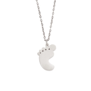 Collana pendente con piedini in acciaio inossidabile di alta qualità non affilata e non allergica adatta ai bambini - Product Image 4