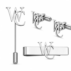 Targhette con <span class=keywords><strong>nome</strong></span> personalizzate spilla di sicurezza con risvolto spilla in metallo di design di lusso in acciaio inossidabile spilla da donna/spilla con spilla - Product Image 4