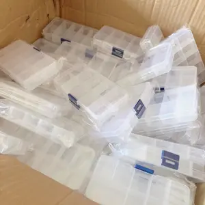 5Pcs Detachable Storage Container Fishing Gear Organizer Storage Box  Plastic