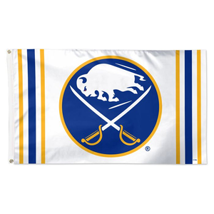 จัดส่งรวดเร็ว ธงทีม NHL ออกแบบพิมพ์ลายตามสั่ง ทีมบัฟฟาโล เซเบอร์ส - Product Image 3