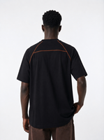 Camiseta Sorona Cooling 220GSM para Hombre, Deportiva, Casual, Oversize, con Costuras en Contraste, Manga Raglán, Cuello Redondo, Logotipo Personalizado