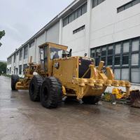 Niveleuse Caterpillar 16G de fabrication japonaise, modèle 2015, pour travaux routiers, avec moteur et pompe 160H 120K 140K, à prix abordable