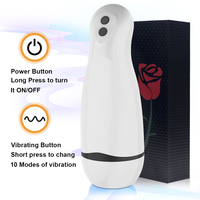 Elektrischer Masturbator mit 10 Vibrationsmodi und Sexy Stimme für Männer - Taschenmuschi Sexmaschine Zubehör
