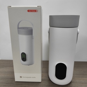 Hervidor Eléctrico de Acero Inoxidable 304 Personalizado, Nuevo Diseño, Calentador de Botellas Recargable para Hogar, Auto, Hotel, Electrodoméstico Inteligente para Exteriores - Product Image 1