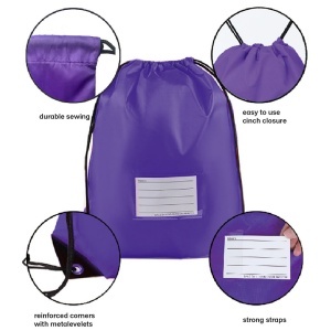 Drawstring Daily Leisure <b>Bag</b> Unisex Large Capacity Waterproof Polyester Gym <b>Bag</b> With Front Pocket Multiple Colors Available - Product Image 6