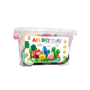Ensemble de pâte à <span class=keywords><strong>modeler</strong></span> à séchage à l'air pour enfants de 36 couleurs |   Artisanat créatif amusant, non toxique, sans danger pour les enfants, facile à façonner, jeu sans fin pour les enfants de 3 ans et plus - Product Image 1