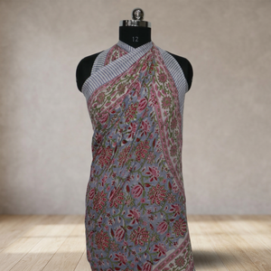 Nouvelle Arrivée Robe de Plage Sarong Imprimée Fleurie 100% Coton Respirant pour Femme, Vente en Gros, Fabrication Indienne Personnalisée - Product Image 3