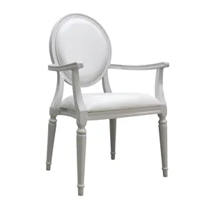 Customizable Finish Powder Coat Hotel Dinning Chair Aluminium Louis Chairs