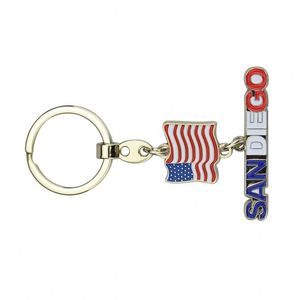 Venta al por mayor el certificado CE de pareja personalizado llavero corazón clave - Product Image 6
