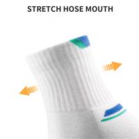 Chaussettes de sport personnalisées en coton peigné pour hommes et femmes, multicolores, à tube court, pour le badminton et le fitness, séchage rapide