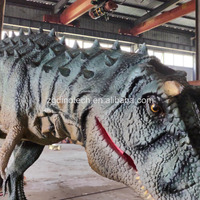 Jurassic Park için Özelleştirilmiş Animatronik İnteraktif Dinozor Modeli, Dinozor Ülkesi Dekorları Olarak Gerçek Boyutta Carnotaurus Robotu