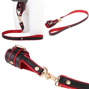 YOCY Leather Testicle Toy Adjustable Ball Stretcher Crusher CBT with Chain Strap Cock Ball Male Bondage Gear Sex Toy for Men Gay - Product Image 1