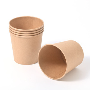 Bol alimentaire en papier imprimé sur mesure / Bol en papier écologique et durable / Bol à <span class=keywords><strong>poke</strong></span> jetable - Product Image 5