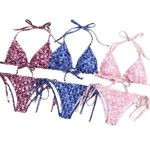 Trajes de Baño de Diseño Personalizados con Letras de Marca, Bikini de Dos Piezas, Ropa de Playa Sexy de Dos Piezas - Product Image 6