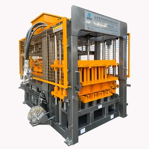 Voll automatische Hohlbeton-Verriegelung zement <span class=keywords><strong>block</strong></span> maschine Ziegel herstellungs maschinen mit Hydraulik-und Vibrations kraft - Product Image 5