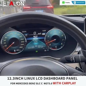 Instrument numérique LCD portable pour voiture, 12,3 pouces, Mercedes Benz GLC Classe C W205 X253 2015-2020 NTG 5.0 5.5 6.0, compteur de vitesse - Product Image 2