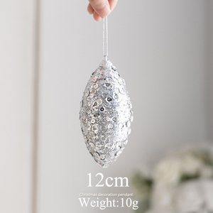 Ornements <span class=keywords><strong>de</strong></span> Noël en mousse à suspendre, petits pendentifs scintillants, décoration d'ambiance, accessoires <span class=keywords><strong>photo</strong></span> pour événements <span class=keywords><strong>et</strong></span> fêtes - Product Image 6