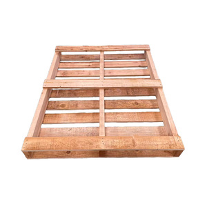 Palettes en bois personnalisables à double entrée, 1200 mm, en sapin et pin, pour le stockage de marchandises logistiques - Product Image 4
