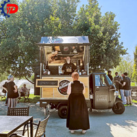 Carrito de Comida Eléctrico, Camioneta de Jugos y Café, Cocina Móvil, Carrito de Pizza y Dulces, Heladería, Camión de Tacos y Hot Dogs, Autobús de Comida