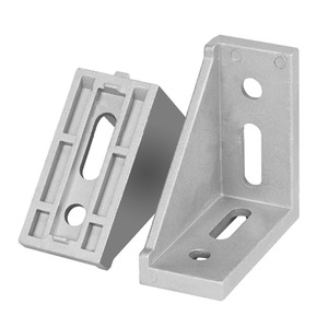Aluminum Alloy 4590 Die-Cast Angle Bracket L-Shaped Corner Brace 5 Mm Thickness For Construction Industry Connect Use - Product Image 4
