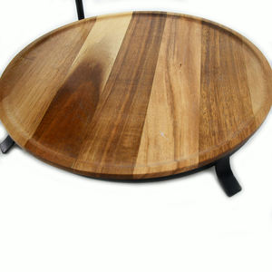 Farmhouse Decor 3 Tiers Acacia <b>Wood</b> Cup Cake <b>Stand</b> Holder Towel with Tiered Serving Tray for Birthday Graduation Weddings - Product Image 5