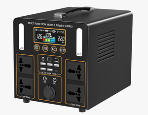 600W 504Wh Portable <b>Power</b> <b>Station</b> with <b>Solar</b> Panel Ready, AC Output, Fast Charging for Camping RV <b>Power</b> Storage <b>Station</b> - Product Image 1