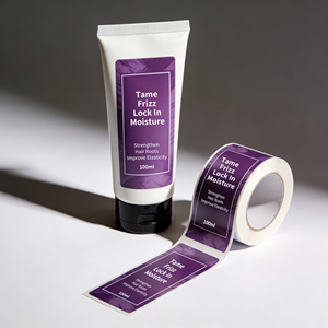 Etiquetas Cosméticas Personalizadas em PP com Impressão CMYK, Laminação Fosca, Impermeáveis, Autoadesivas, Retangulares, Tamanho Grande, em Rolo - Product Image 6