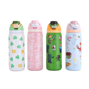Botella de Agua Deportiva de Gran Capacidad, Libre de BPA, de Acero Inoxidable SS304, Doble Capa, Aislada al Vacío, Portátil para Exteriores - Product Image 5