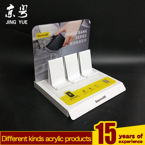 Hiện Đại Trắng PMMA acrylic điện thoại di động hiển thị truy cập đứng tùy chỉnh nhà máy triển lãm thương mại triển lãm điện thoại di động ngân hàng hiển thị - Product Image 4