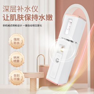 Facial Mist <b>Sprayer</b> 100Ml Water Tank Portable USB Rechargeable Ultrasonic Nanomist For Dry Normal Skin - Product Image 1
