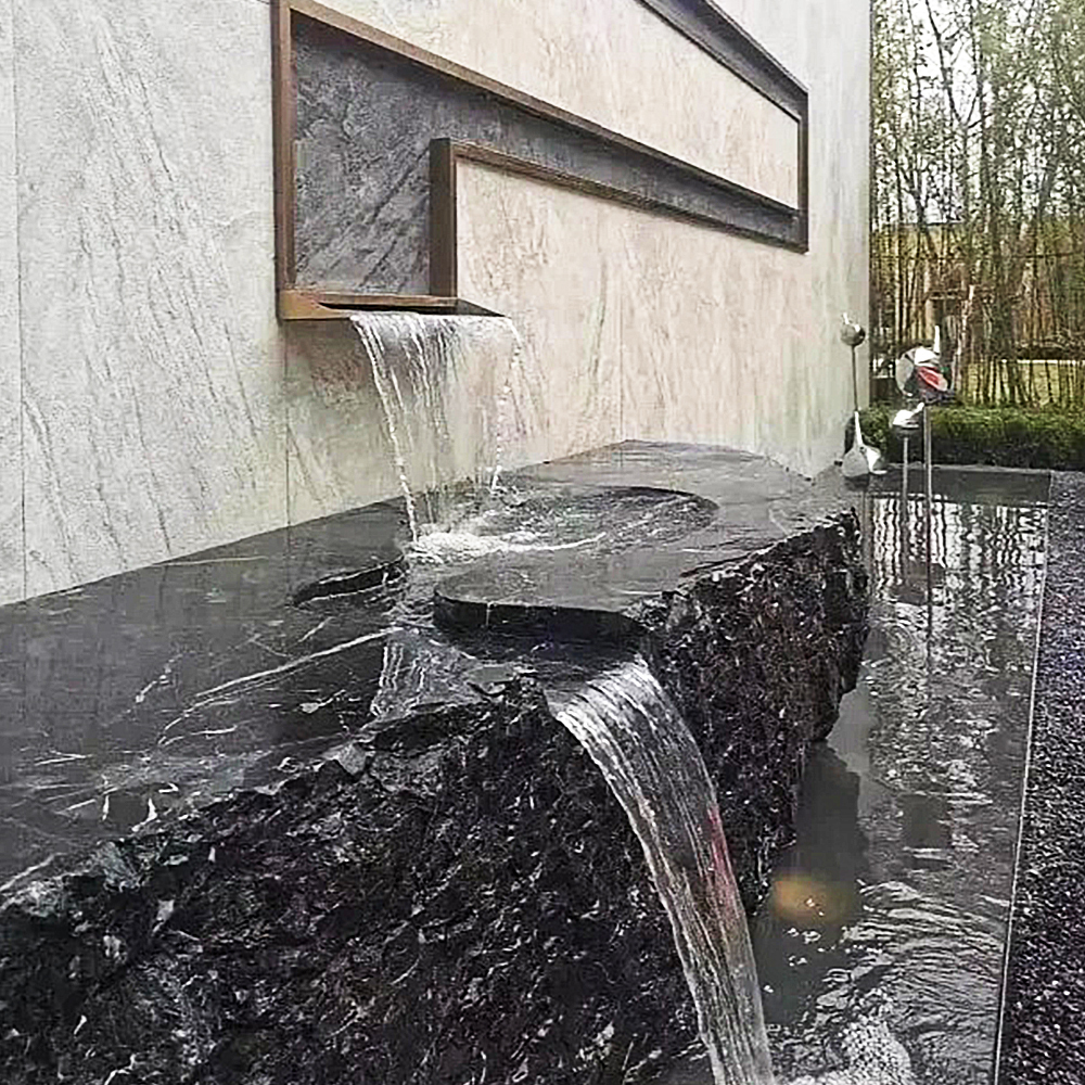 Customized Build - Your - Own LED Waterfall Fountain: Wall - Hanging Style for Pools & Gardens