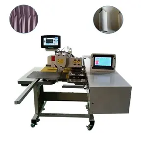 Machine à coudre automatique de plissage de pli de pincement de rideau pour le rideau industriel